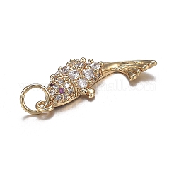 Pendenti in ottone micro zirconi chiari&nbsp;X-ZIRC-F120-044G