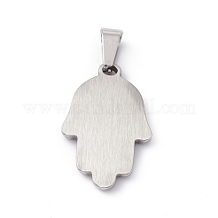 Pendentifs en acier inoxydable 304 anti-ternissement&nbsp;STAS-A062-18P