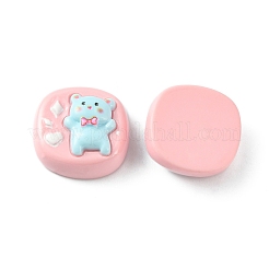 Cabochons en résine de dessin animé mignon opaque&nbsp;CRES-O006-06D