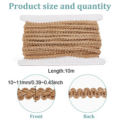 10 m geflochtenes Sackleinenband&nbsp;OCOR-GO0001-16E