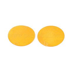 Verbinder-Anhänger aus besprühter natürlicher Capiz-Muschel&nbsp;SSHEL-N039-03-01B