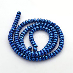 Electroplate non magnetici ematite sintetico fili di perline&nbsp;G-J208D-07