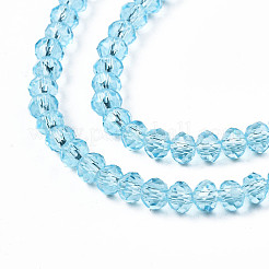 Chapelets de perles en verre&nbsp;LS-EGLA-A034-T3mm-D28