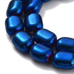 Chapelets de perles hématite synthétique sans magnétique&nbsp;G-P545-F01-01D