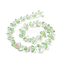 Placcare trasparente perle di vetro fili&nbsp;LAMP-H061-02G