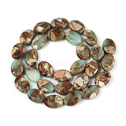 Fili di perline sintetici aqua jasper&nbsp;G-S366-015B-01