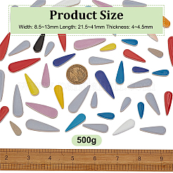 Porzellan Cabochons&nbsp;PORC-WH0010-07