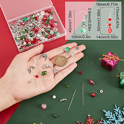 Kit de fabrication de boucles d'oreilles féeriques de Noël à faire soi-même&nbsp;DIY-SC0022-71