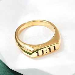 Fingerringe aus glattem Edelstahl 304&nbsp;RJEW-P152-01G