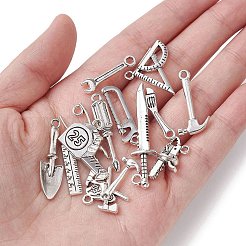 20pcs 20 pendentifs en alliage de style tibétain&nbsp;TIBEP-YW0001-65