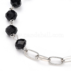 Bracciali con ciondoli in lega con chiave e serratura&nbsp;BJEW-JB05349-04