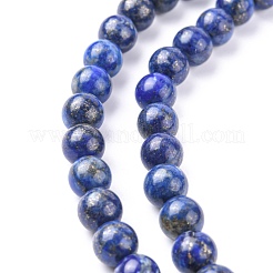 Natürlicher Lapislazuli Perlenstränge&nbsp;G-G099-8mm-7