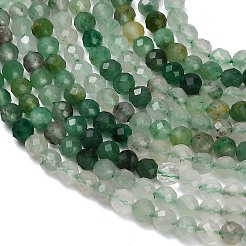 Natürliche afrikanische Jade Perlen Stränge&nbsp;G-C262-A03-3mm
