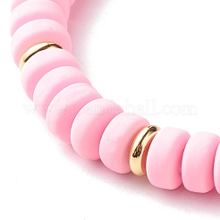 Bracelets en perles de pâte polymère faites main&nbsp;BJEW-JB06552