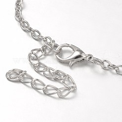 Stile tibetano in lega infinity calzini di modo&nbsp;AJEW-AN00071-07