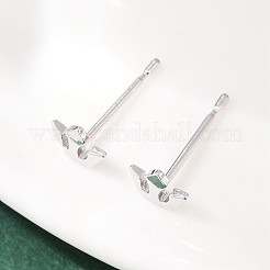 Pendientes de latón para mujer&nbsp;EJEW-G441-04A-P