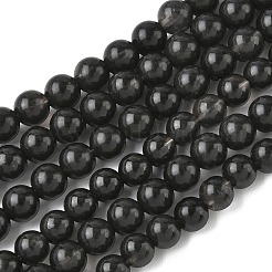 Natürliche Eis Obsidian Perlen Stränge&nbsp;G-P590-A01-6mm-03