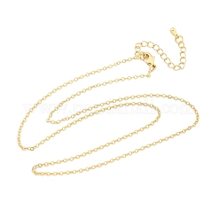 Collane in ottone catena a catena&nbsp;X-NJEW-K123-05G