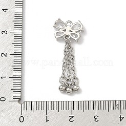 Messing micro pave klare zirkonia anhänger&nbsp;KK-D228-02P-01