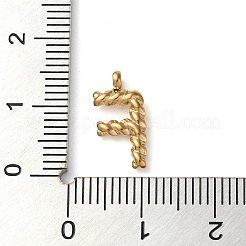 Pendentifs et breloques en acier inoxydable chirurgical 316&nbsp;LS-STAS-D031-01F