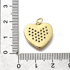 Ottone micro spianare pendenti zirconi&nbsp;KK-P295-24G