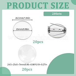 DIY Brosche machen Kits&nbsp;DIY-HY0003-02P-03