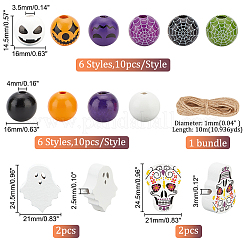 Kit per la creazione di decorazioni per ciondoli di halloween fai da te&nbsp;DIY-GA0005-33