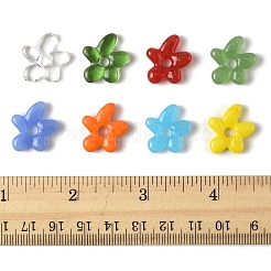 16pcs 8 Farben handgemachte Bunte Malerei-Perlen&nbsp;LAMP-FS0001-28