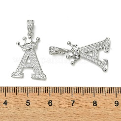 Shegrace Messing-Anhänger mit Mikropavé-Fassung aus klaren Zirkonia&nbsp;XGRQ5F521-809P