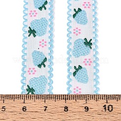 Ruban fraise en polyester&nbsp;OCOR-T016-04F