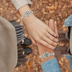 2 stücke 2 arten einstellbare 316l chirurgischem edelstahl uhr band armbänder&nbsp;BJEW-HS0001-05B