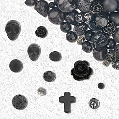 DIY-Sets zum Basteln von Stretch-Armbändern mit Gothic-Motiv&nbsp;DIY-SC0030-44