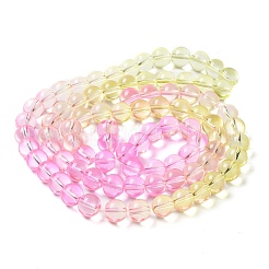 Perles de verre transparentes de peinture de cuisson&nbsp;X1-DGLA-M001-10mm-05