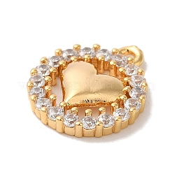 Pendentifs en laiton zircon cubique transparent&nbsp;KK-M294-13G