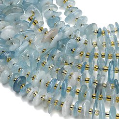 Natürliche Aquamarin Perlen Stränge&nbsp;GG-CBAE051-B01-01