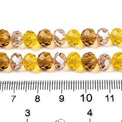 Abalorios de vidrio transparente hebras&nbsp;GLAA-T023-09D