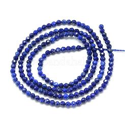 Natürlicher Lapislazuli Perlenstränge&nbsp;G-S152-07-2mm