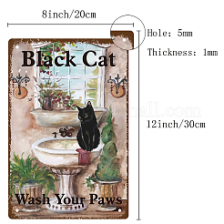 Plakat aus Weißblech&nbsp;AJEW-WH0157-474