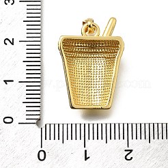 Pendentifs d'émail en laiton &nbsp;X-KK-Z093-10G