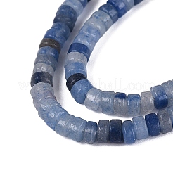 Brins de perles d'aventurine bleue naturelle teintes et chauffées&nbsp;G-N326-146-B01