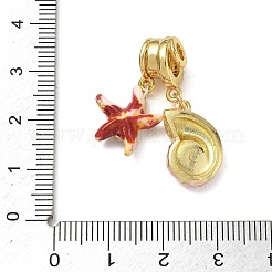 Pendenti in zirconi cubici trasparenti in micro pavè di ottone&nbsp;CU-CBA4231-10G
