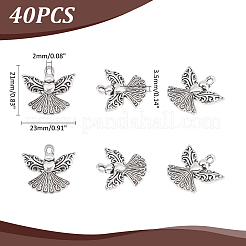 40pcs Legierungsanhänger im tibetischen Stil&nbsp;FIND-UN0004-24