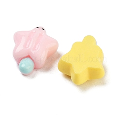 Cabochons décodés alimentaires imitation résine opaque&nbsp;RESI-H165-10