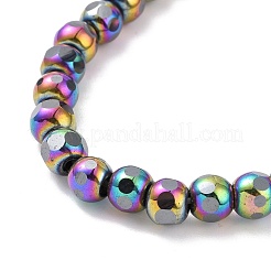 Chapelets de perles en hématite synthétique électrolytique sans magnétiques&nbsp;G-G862-02B
