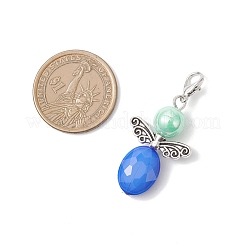 Angelo in vetro e decorazioni pendenti in acrilico&nbsp;HJEW-JM04350