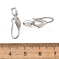 925 Sterling Silber klare Kubisch Zirkonia Eispickel KlemmKlaue&nbsp;STER-R011-06P