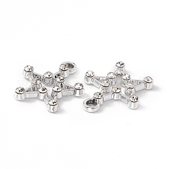 Legierung Kristall Strass Anhänger&nbsp;ALRI-K049-08P