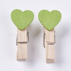 Pinces à cheville en bois&nbsp;WOOD-WH0005-B