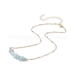 Perlenketten aus Natursteinsplittern&nbsp;NJEW-JN03969