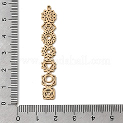 Grands pendentifs en acier inoxydable 304&nbsp;STAS-H247-15G